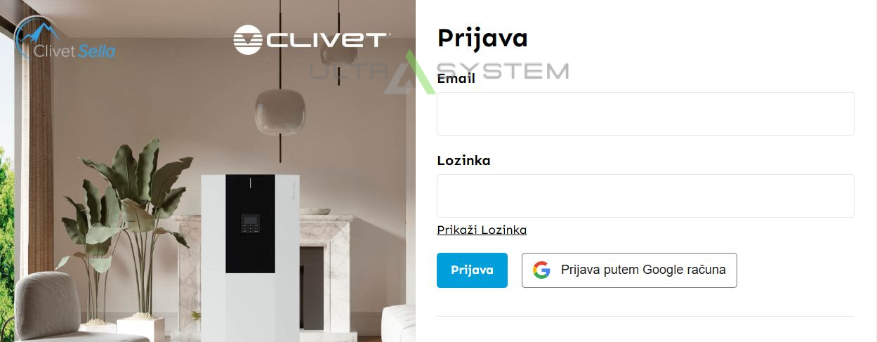Clivet konfigurator